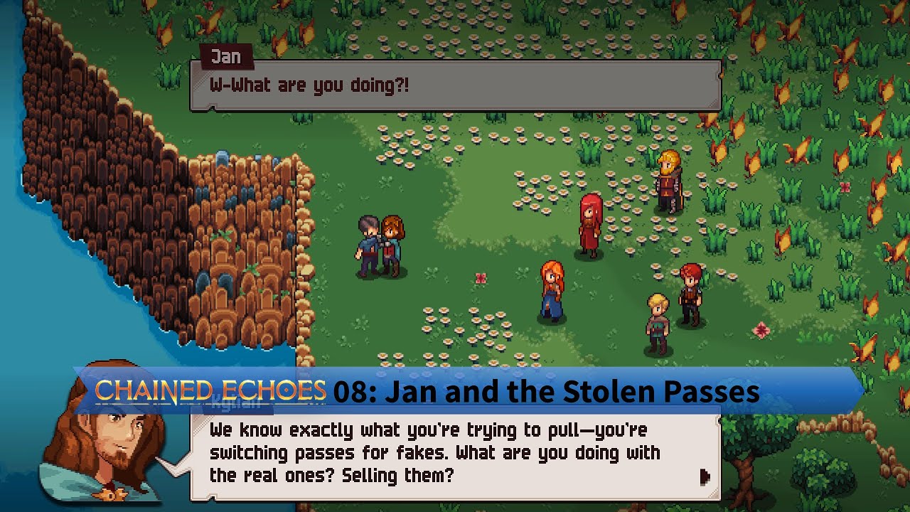 Let's Play Chained Echoes 08: Someone's Lying! Jan, Becker, and the Stolen  Passes 