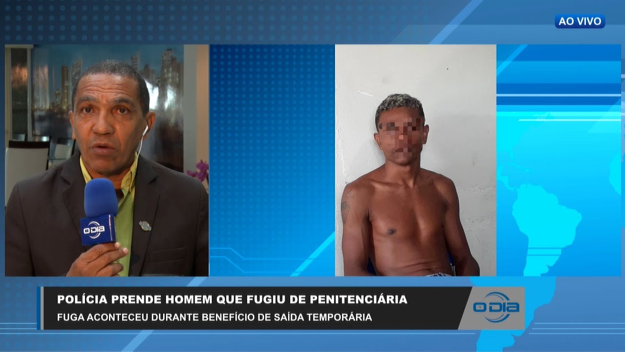 Polícia prende fugitivo de penitenciária 04 09 2023