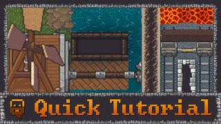 Dwarf Fortress - Quick Tutorials - Automating Liquid Minecarts