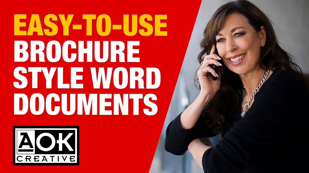 Easy-to-manage brochure-style Word documents