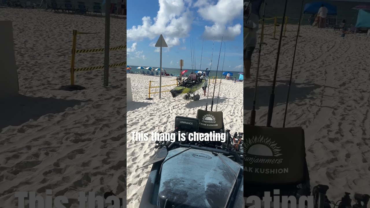 Easiest way to beach launch and recover a Hobie Pro Angler 14 360XR