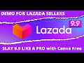 For Lazada Sellers: Canva Free Design Demo for 9.9 Sale