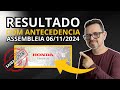 VEJA SE VOCÊ SERÁ CONTEMPLADO(a) NA ASSEBLEIA DO DIA 06 DE NOVEMBRO DO CONSÓRCIO HONDA! !