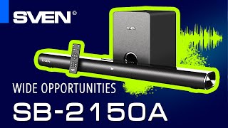 SVEN SB-2150A sound-bar 2.1 with a wireless sub-woofer
