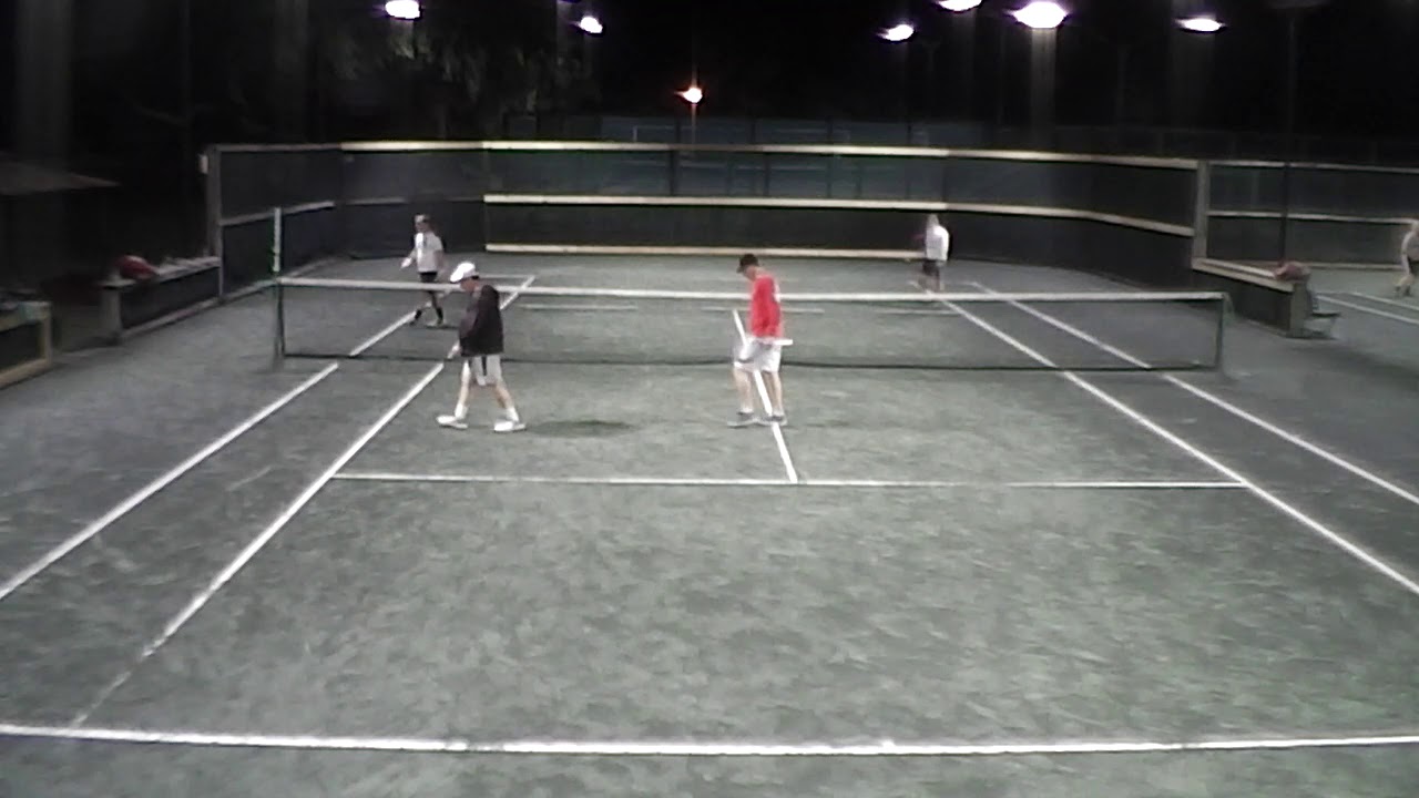 Shalimar Pointe Tennis Jan 30 Thurs Quad set 3 YouTube