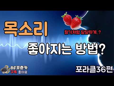 [포츈카] '목소리도 좋아진다?' 포라클36편 [토크영상]