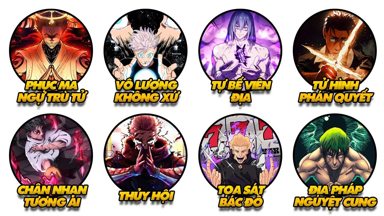 Giải thích 17 LÃNH ĐỊA TRIỂN KHAI trong Jujutsu Kaisen | Chú Thuật Hồi Chiến mùa 3