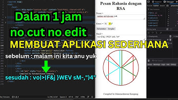 Membuat WebApp Sederhana : Pesan Rahasia dengan RSA Cryptosystem