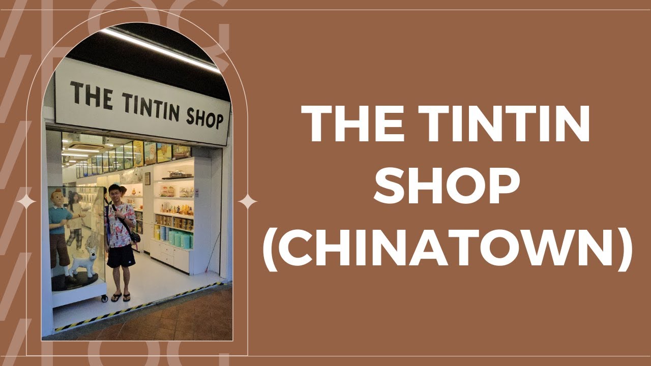The TinTin Shop (Chinatown) 😱😍#2024 #tintin #Chinatown #singapore  #figurine #books #fun #happy