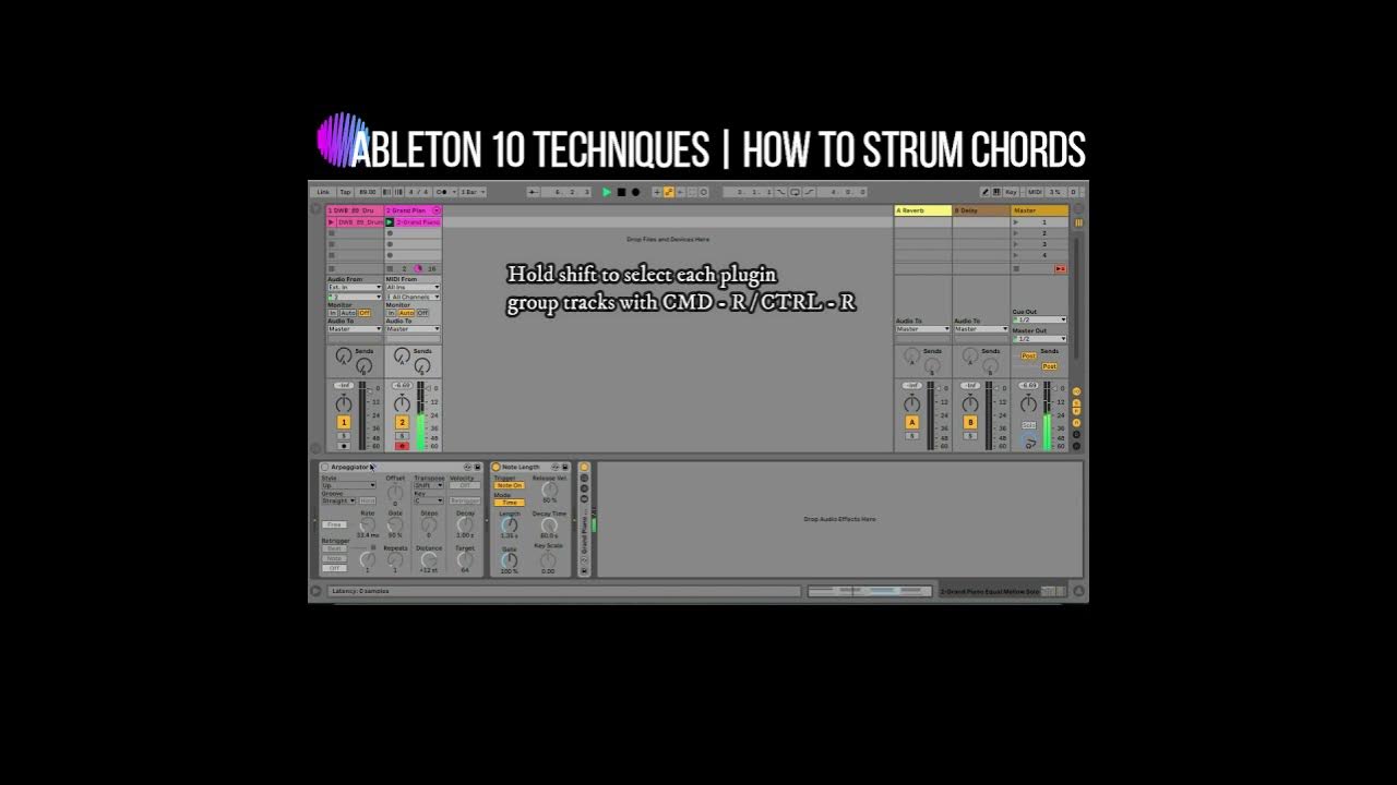 Ableton 10 Strum Chords YouTube