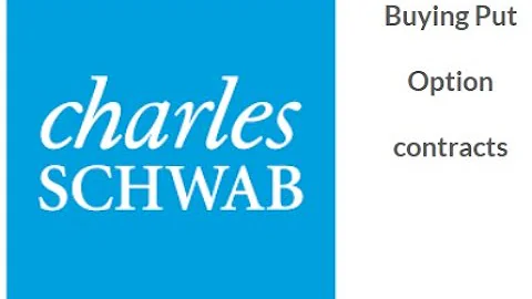How to BUY a put option on Schwab (example)