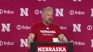 Nebraska football coach Matt Rhule says North Dakota is well coached, well prepared
