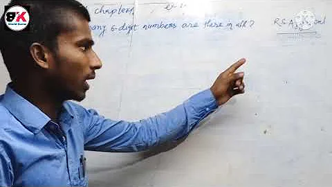 #Q7.How many 6-digit numbers are there in all?Class-6#Number System, Exercise-1A #Bharat Kumar Sir.