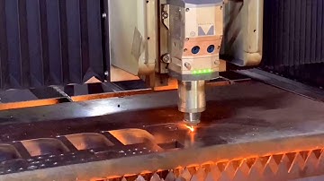 CANLEE laser 12000W laser cutting machine cutting 45mm carbon steel