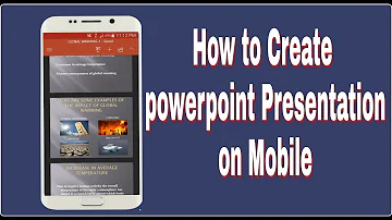 Can we make PPT on mobile?