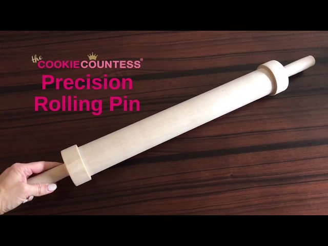 We are SO excited to bring to you the new Cookie Countess Precision Rolling  Pin!! Rolls your dough to the perfect thickness every time! This  eliminates, By The Cookie Countess