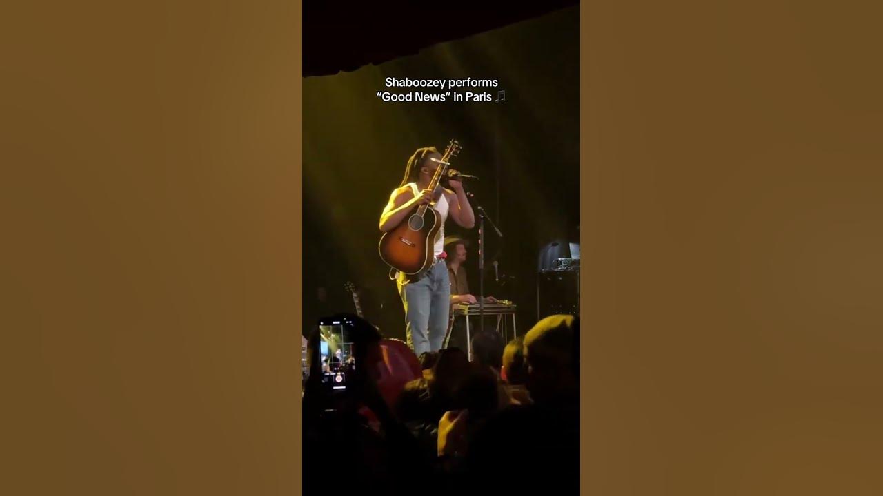 Shaboozey performs "Good News" in Paris