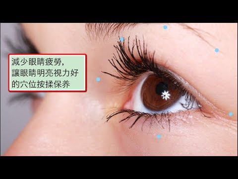 眼睛保養按摩穴位的位置