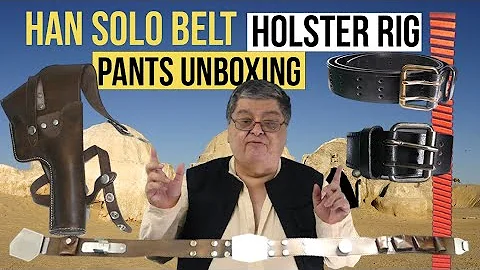 Unboxing Star Wars Han Solo Belt Holster & Pants