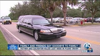 Friends and family say goodbye to Huber family members killed last week