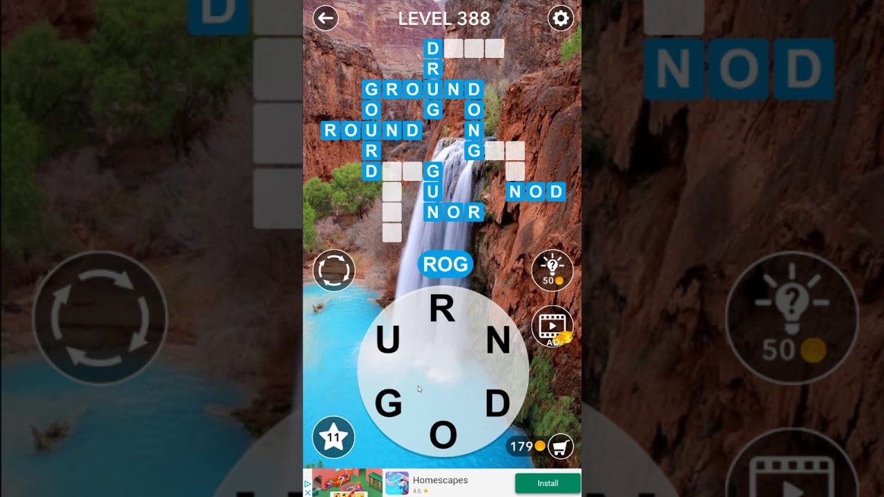 Word Crossword Search level 388