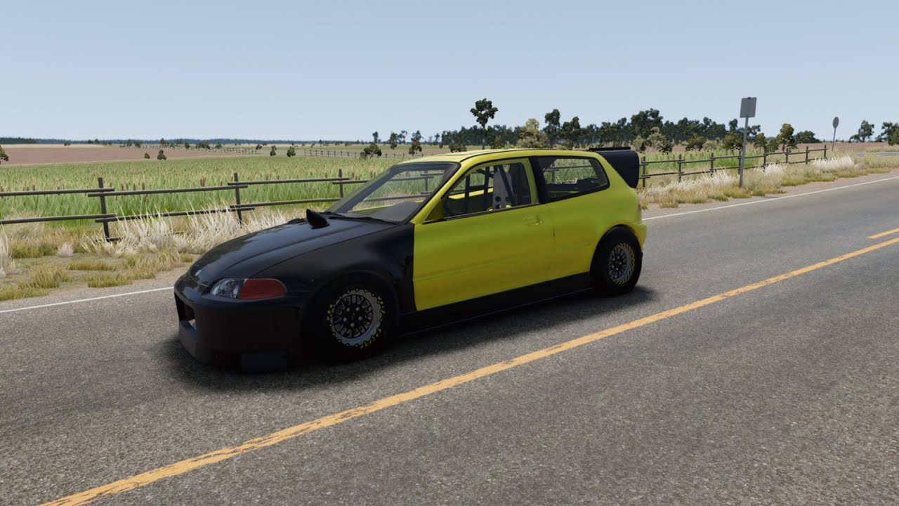 test and tune day with a awd kseries eg on  beamng