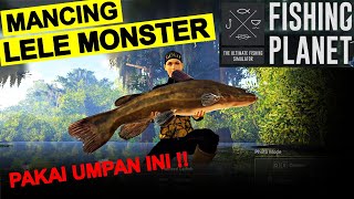 MANCING IKAN LELE MONSTER di Game Fishing Planet Indonesia screenshot 5