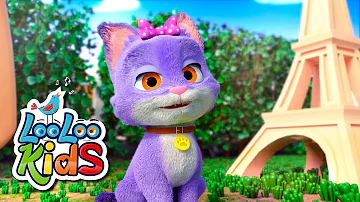 Pussy Cat, Pussy Cat - Nursery Rhymes & Kids Songs | LooLoo Kids