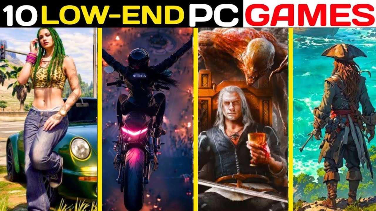 Top 10 Low-End PC Games That Run Smoothly on 4GB RAM! - YouTube