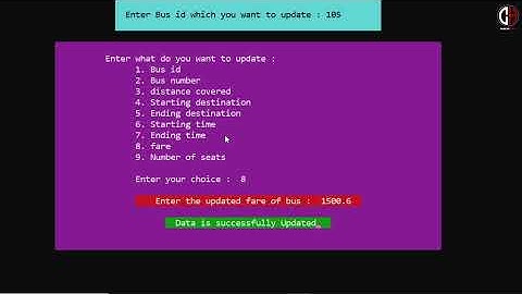 Bus management system || Level 01 C++ project || With GUI and file handling