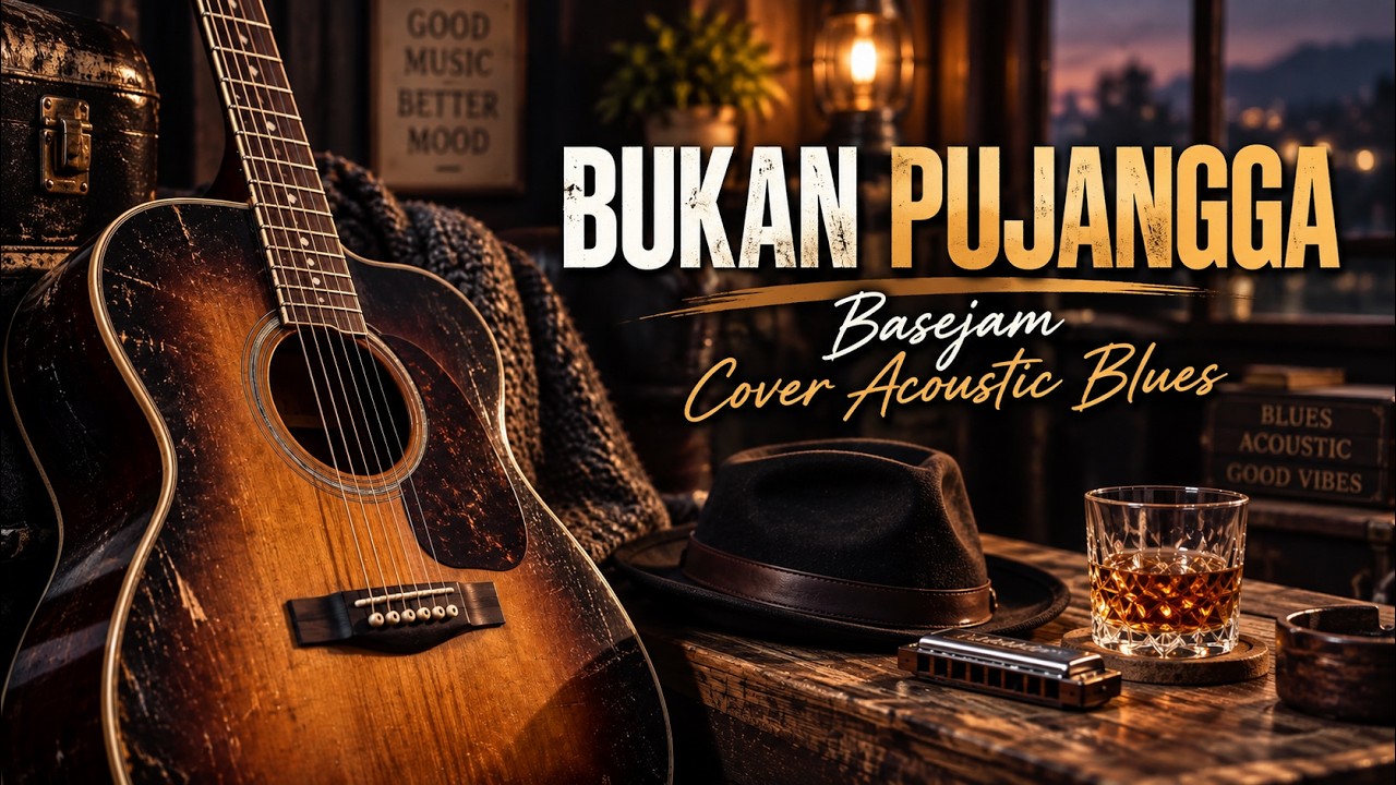 Basejam - Bukan Pujangga | Cover Acoustic Blues