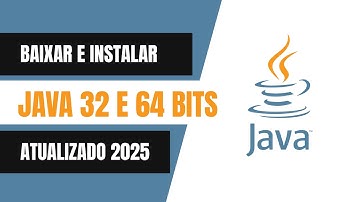 Como Baixar e Instalar o JAVA32 e JAVA64 Corretamente Agora