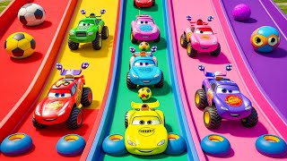 50 Monster Truck vs GIANT SHARK Attack! Epic Slide Colors Survival | BeamNG.Drive screenshot 2