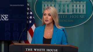 The White House insists Trump 'supports peaceful protests,' calling reporter's question 'stupid'