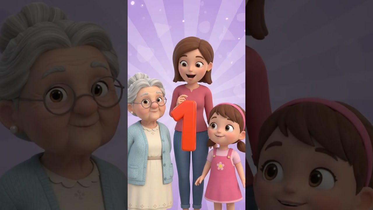 Family Members in Arabic 👨‍👩‍👧 | Learn Arabic for Kids in 20 Seconds! #shorts#animation #kids