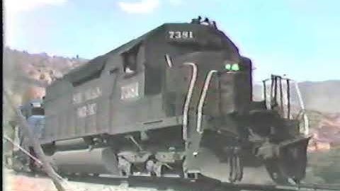RETRO TRAINS: Railfanning Tehachapi Loop 1992