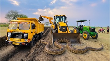 Jcb 3D X machine  backhoe loading machine tipper loading video Jcb HD video. #jcbvideo #jcbjcb #jcb