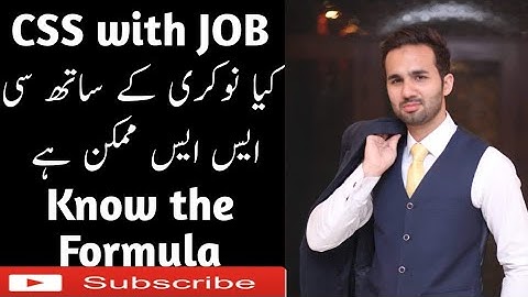 CSS Preparation with Job | Awais Aftab Butt | CSS Officer