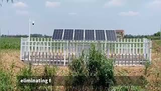 Solar power wasterwater treatment equipment ,in off-grid environments.