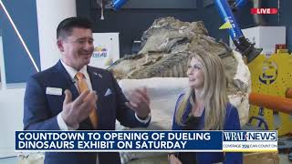 'Dueling Dinosaurs' opens Saturday in Raleigh