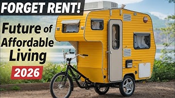 Forget Rent! This 3-Wheel Bike Camper Is the Future of Affordable Living | 2026