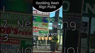Ranking Best Sign Fails #ranking 