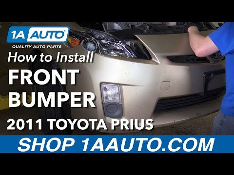 How to Remove Front Bumper 10-15 Toyota Prius