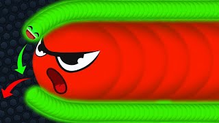 Slither.io 1 Troll Pro Snake vs Hacker Giant Snakes Epic Slitherio Gameplay by Smash 9,095 views 9 days ago 8 minutes, 6 seconds