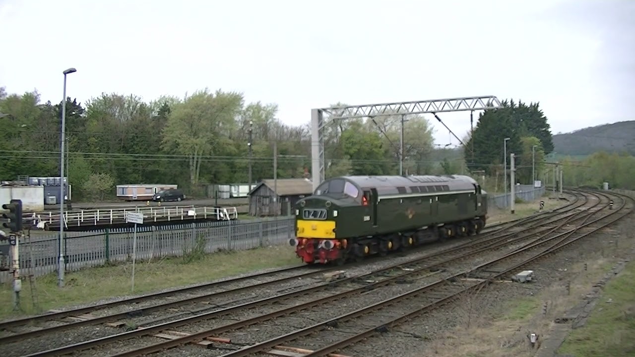 WCR Loco Positioning Move C40PS 40145 (D345) 0Z77 Carnforth 29/04/2023