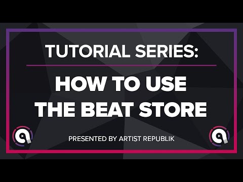 How to Use the Beat Store with Artist Republik