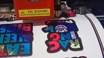 Direct print and cut using cuyi cutter