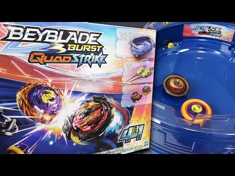 Hasbro Beyblade Burst Quadstrike Thunder Edge Battle Set | GameStop