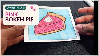 Quiet Bokeh Coloring on a Quarter-Page Pie 🥧 🩷