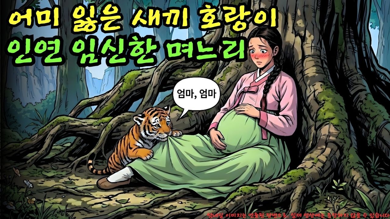 👉 어미를 잃은 새끼 호랑이가 깊은 산속에서 임신한 며느리를 ‘어머니’라 불렀다… 그런데 이 인연은 과연 위험하지는 않았을까? ㅣ옛날이야기 ㅣ민담 ㅣ오디오북ㅣ전설ㅣ설화 ㅣ야담